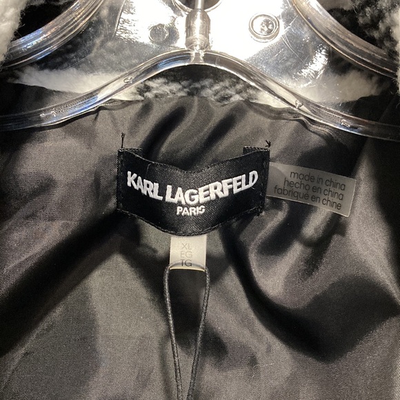 ⭐️ Host Pick!!! ⭐️ NWT - Karl Lagerfeld Paris Buffalo Plaid Teddy Jacket - XL* - Picture 14 of 16